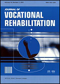 Journal of Vocational Rehabilitation