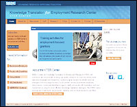 Knowledge Translation for Employment Research website screenshot