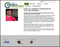 The Center on Transition to Employment for Youth with Disabilities (TransCen & VCU) website screenshot