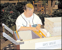 Medtronic employee sorting mail