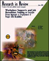 Workplace Supports & Job Retention - June 2008