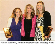 Alissa Molinelli, Jennifer McDonough, Whitney Ham