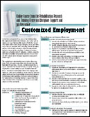 Customized Employment Course