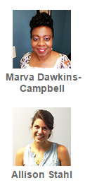 Marva Dawkins-Campbell and Allison Stahl